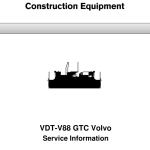 Volvo VDT-V88 GTC Screeds Repair Service Manual - Image 1