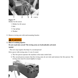 Volvo VDT-V88 GTC Screeds Repair Service Manual - Image 4