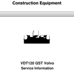 Volvo VDT120 GST Screeds Repair Service Manual - Image 1