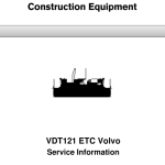 Volvo VDT121 ETC Screeds Repair Service Manual - Image 1