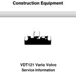 Volvo VDT121 Vario Screeds Repair Service Manual - Image 1