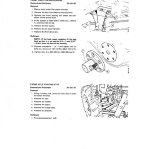 Massey Ferguson 2645, 2685, 2725, 3505, 3525, 3545 Repair Service Manual - Image 3