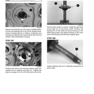 Case 650H, 750H, 850H Crawler Dozer Service Manual - Image 3