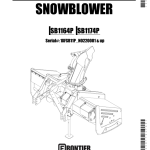 John Deere Snowblower SB1164P, SB1174P (1XFSB11P_N0220001 & up) Operator's Manual (5RDSB1164PA0) - Image 1