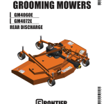 John Deere Frontier Grooming Mowers - Rear Discharge GM4060E, GM4072E Operator's Manual (5WPMAN1318) - Image 1