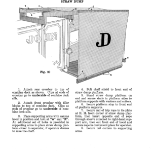 John Deere No. 7 Combines Setup & Adjustments Operator's Manual (DIR168A) - Image 3