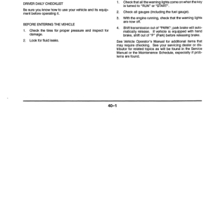 John Deere MC - FG 14, 16, 18 Motor home Chassis Carbureted Gas or EFI Engine (Serial No. 20,000- ) Operator's Manual (OM3001) - Image 3