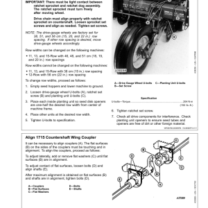 John Deere 1705, 1715 & 1735 Integral Planters Worldwide Edition (765101- ) Operator's Manual (OMA103723) - Image 3