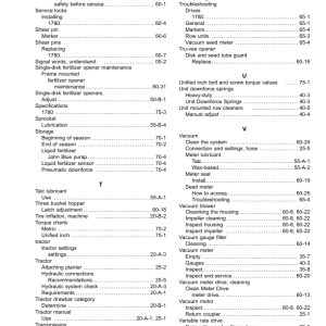 John Deere 1785 Convertible Planters (790101-) Operator's Manual (OMA126040) - Image 3