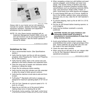 John Deere H541, H550, H540F, H550F, H560F (H500, H500F Series) Flex Air Hoe Drills (795101-805100) (North America) Operator's Manual (OMA129191) - Image 3