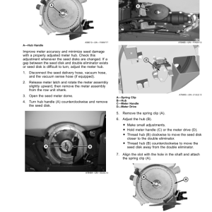 John Deere Rate Charts, Settings with Metric Units (790101-) (Worldwide) Operator's Manual (OMA129648) - Image 3