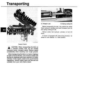 John Deere 220 Center-Fold Power Flex Disk (023681-) Operator's Manual (OMA37725) - Image 2