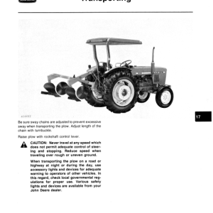 John Deere 30 Integral Plow Operator's Manual (OMA41131) - Image 2