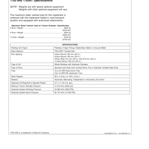 John Deere 1760, 1760NT 6-RN, 8-RN, 8-RW, 12-RN Wing-Fold Planters (730101-735100) Operator's Manual (OMA86802) - Image 3