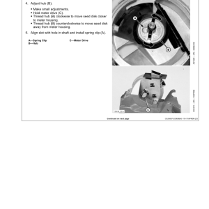 John Deere Rate Charts & Settings Metric Units (735101-410100) Operator's Manual (OMA88596) - Image 3