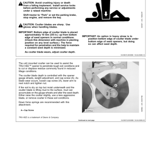 John Deere Components for DB44, DB58, DB60, DB66, DB80, DB88, DB90, & DB120 Deere/Bauer Planters Worldwide Edition (735101-740100) Operator's Manual (OMA88869) - Image 3