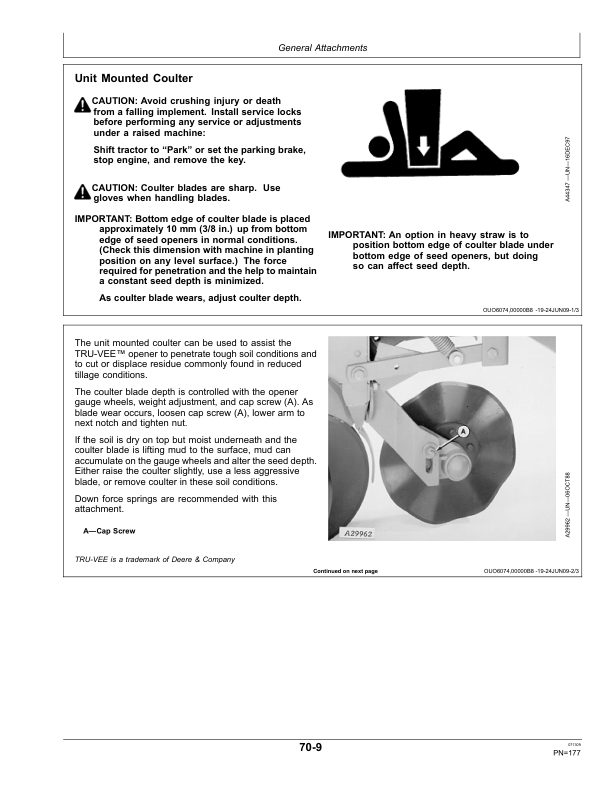 John Deere Components For Db44 Db58 Db60 Db66 Db80 Db88 Db90 