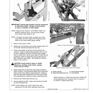 John Deere 1870 Air Hoe Drill / 23.2M (76 ft)North America Edition (765101- ) Operator's Manual (OMA97752) - Image 3