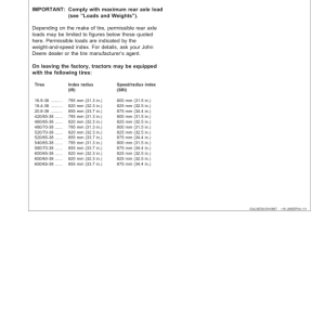 John Deere 6520, 6620, 6820, 6920 & 6920S Tractors Operator's Manual (OMAL159773) - Image 3