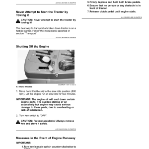 John Deere 6M-1654, 6M-1854, 6M-2104 Tractors (China Edition) Operator's Manual (OMAL235254) - Image 3