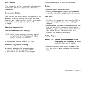 John Deere 8120, 8220, 8320, 8420 & 8520 Tractors (Europe Region) Operator's Manual (OMAR178078) - Image 4