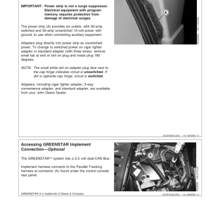 John Deere 7710, 7810 Tractors (070001-) (Includes OM Supplement AR209459) Operator's Manual (OMAR195338) - Image 3