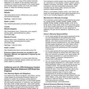 John Deere WH36A, WH48A, WH52A & WH61A Commercial Walk Behind Mowers Operator's Manual (OMAUC11149) - Image 3