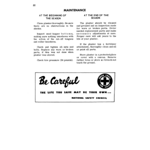 John Deere 6, 7 Loose Ground Lister Planter Operator's Manual (OMB25097) - Image 2