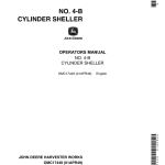 John Deere No. 4-B Cylinder Sheller Operator's Manual (OMC17449) - Image 1