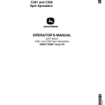 John Deere C381, C392 Spin Spreader Operator's Manual (OMCC16360) - Image 1