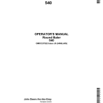John Deere Round Baler 540 Operator's Manual (OMCC27522) - Image 1