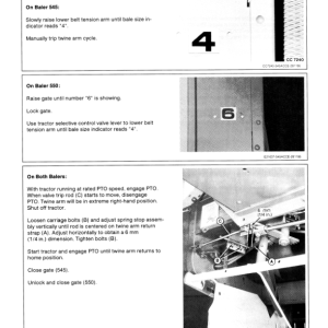 John Deere Roundbalers 545 & 550 Operator's Manual (OMCC30333) - Image 3