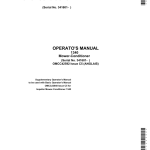 John Deere 1340 Mower-Conditioner Supplement for Machines Operator's Manual (OMCC42592) - Image 1