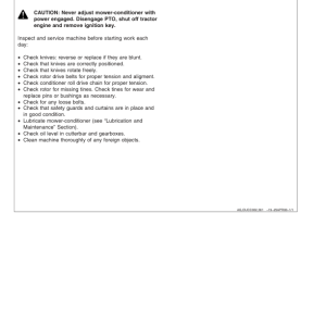 John Deere 324, 328, 331 Mower Conditioner Operator's Manual (OMCC58248) - Image 2