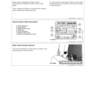 John Deere 572, 582 & 592 Round Balers Operator's Manual (OMCC58667) - Image 3