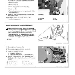 John Deere C441R Wrapping Baler (With Film Binding) Operator's Manual (OMCC60868) - Image 3