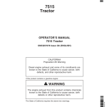John Deere 7515 Tractor Operator's Manual (OMCQ57078) - Image 1