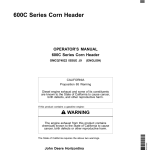 John Deere 600C- Series, Corn Head Operator's Manual (OMCQ74822) - Image 1