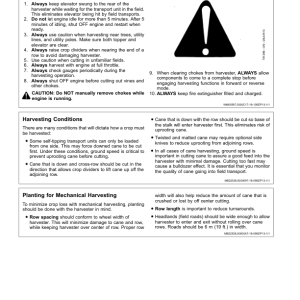 John Deere 3520 Sugar Cane Harvester (Export Edition) Operator's Manual (OMCXT11723) - Image 3