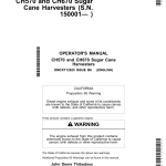 John Deere CH570, CH670 Sugar Cane Harvester North America (150001- ) Operator's Manual (OMCXT12925) - Image 1