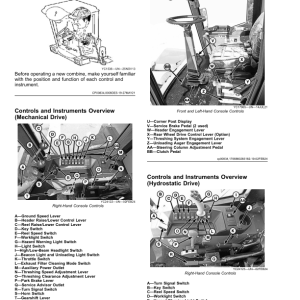 John Deere C230 NR4 Grain Combine/Corn Harvester Operator's Manual (OMDX23079) - Image 3