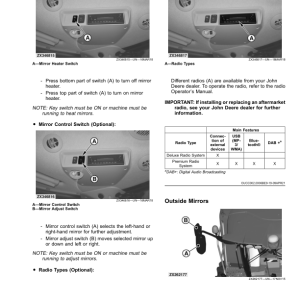 John Deere W540, W550, W650, W660, T550, T560, T660, T670, HillMaster Combines (Europe) Operator's Manual (OMDXE10203) - Image 3