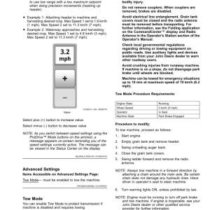 John Deere X9 1000, X9 1100 Combines (820001-825000) (Export Edition) Operator's Manual (OMDXE11334) - Image 3