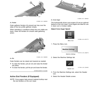 John Deere C6R, C8R, C12R, C16R, C18R Rigid Corn Heads (Export Edition) (830001-) Operator's Manual (OMDXE13138) - Image 3