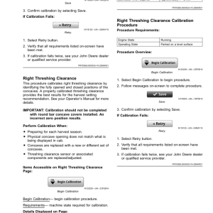 John Deere X9 1000, X9 1100 Combines (830001-835000) (North American) Operator's Manual (OMDXE13358) - Image 3