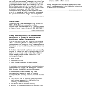 John Deere X9 1000, X9 1100 Combines (European Edition) (830001-835000) Operator's Manual (OMDXE13365) - Image 4