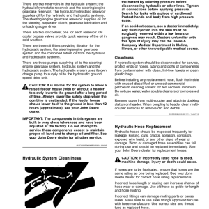 John Deere W540, W550, W650, W660, T550, T560, T660, T670, HillMaster Combines (140000-) (European/Export Edition) Operator's Manual (OMDXE13912) - Image 4