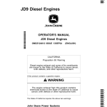 John Deere JD9 Diesel Engines Operator's Manual (OMDZ124012) - Image 1