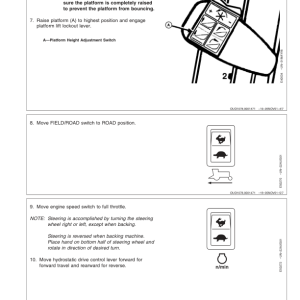 John Deere 4895 Self-Propelled Windrower (-180000) Operator's Manual (OME125409) - Image 3