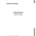 John Deere Kernel Processor for 3950, 3970 Pull-Type Forage Harvesters Operator's Manual (OME125782) - Image 1
